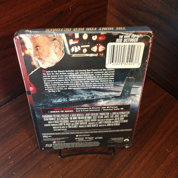 The Hunt for Red October Steelbook (Blu-ray) NEW - Picture 2 of 6